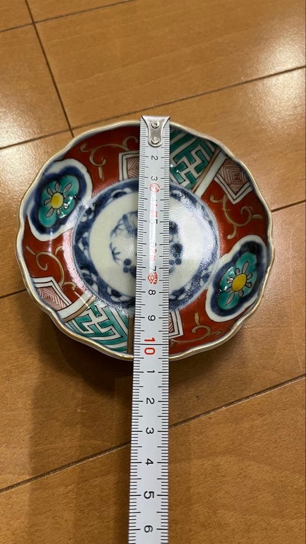 骨董品　色絵花模様 陶磁器皿 20枚セット　江戸（文政7年）