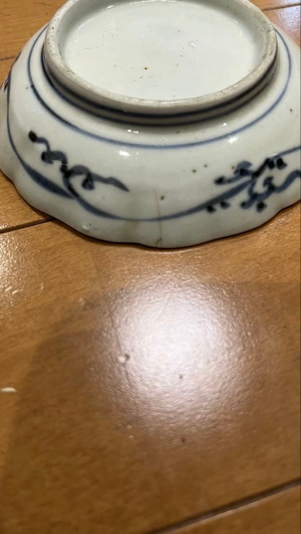 骨董品　色絵花模様 陶磁器皿 20枚セット　江戸（文政7年）