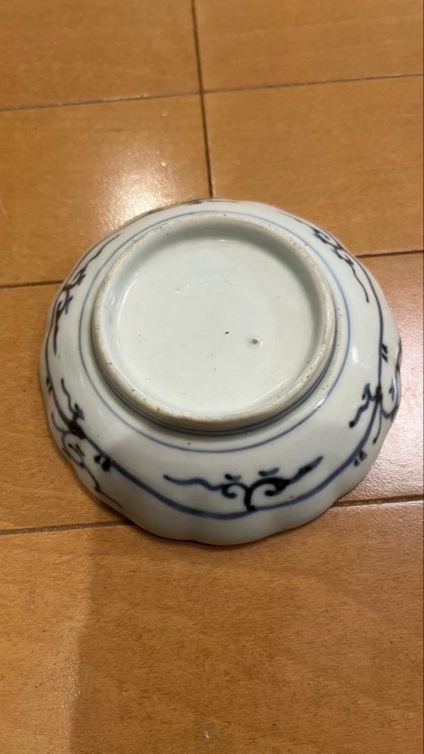 骨董品　色絵花模様 陶磁器皿 20枚セット　江戸（文政7年）