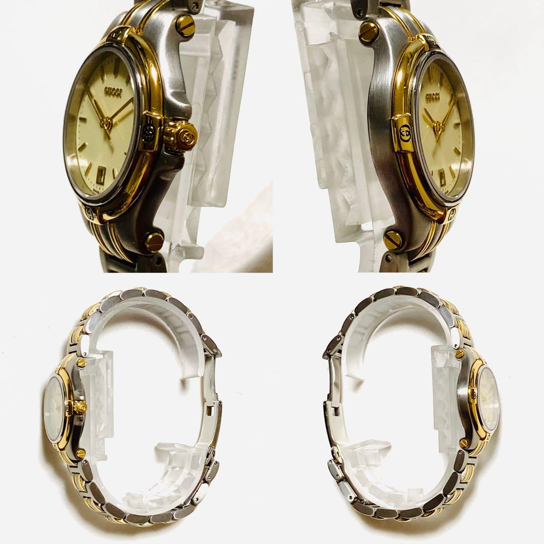 【付属品有】 GUCCI グッチ　コンビ　ビンテージ　レディース腕時計