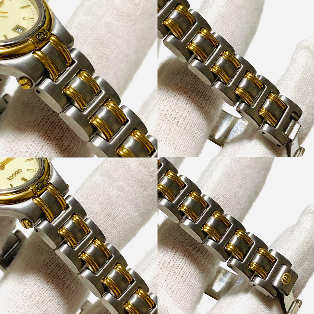 【付属品有】 GUCCI グッチ　コンビ　ビンテージ　レディース腕時計