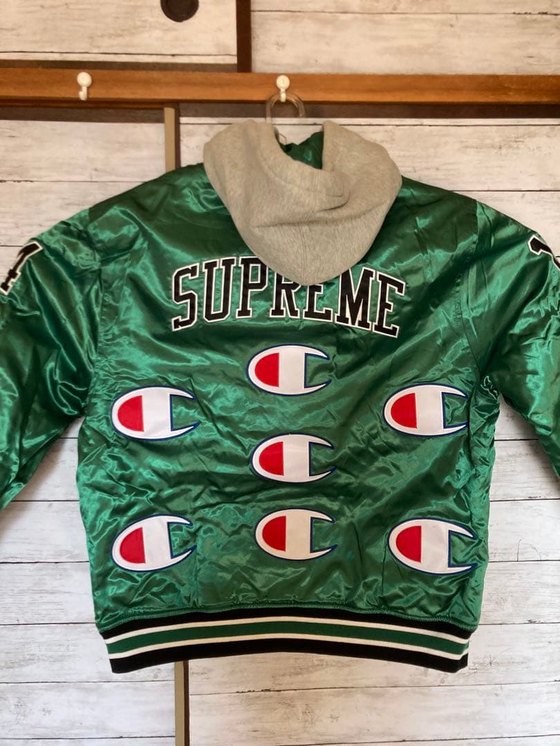 Champion Supreme スタジャン グリーン S