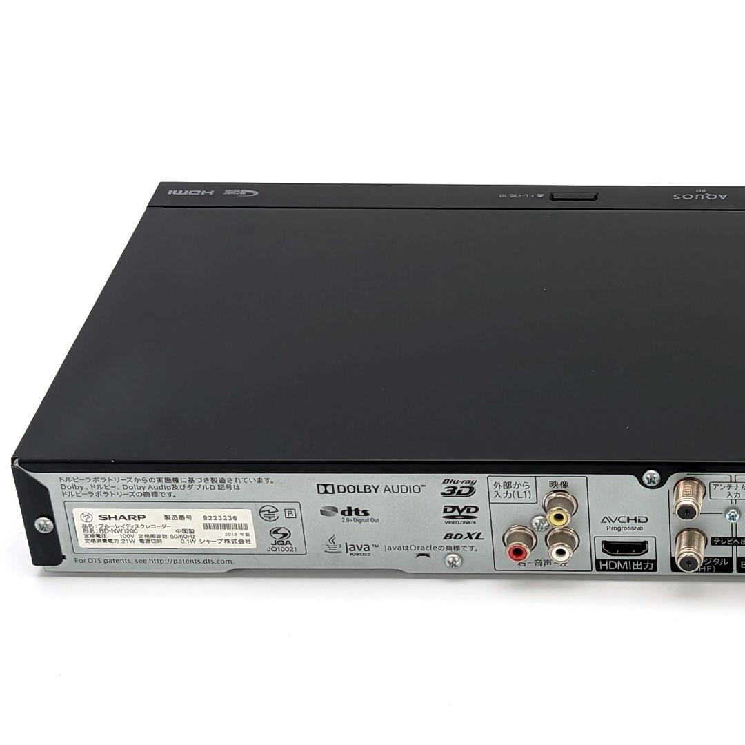 SHARP BD-NW1200 Blu-rayレコーダー HDD1TB