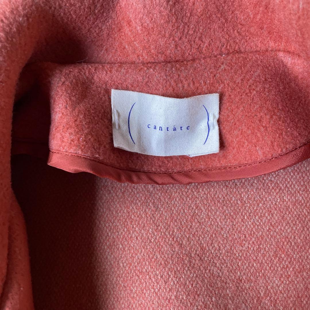 cantate ダッフルコート オレンジ