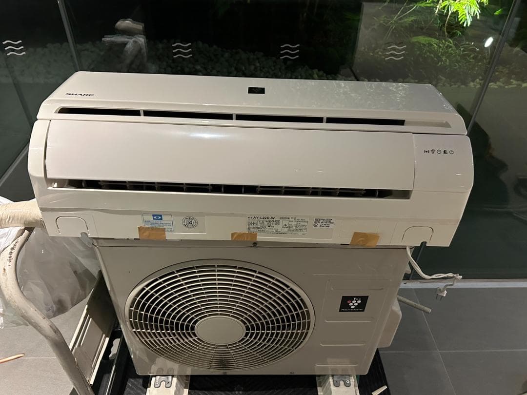 SHARP シャープ ルームエアコン AY-L22D-W 2020年製 リモコン