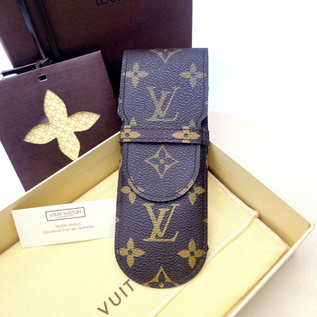 美品 ルイヴィトン モノグラム エテュイ スティロ ペンケース M62990