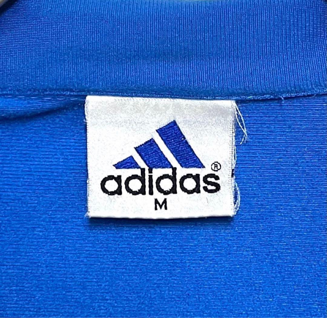 【レアカラー‼️】90s adidasファイヤーバードジャージ M 青 黄 古着