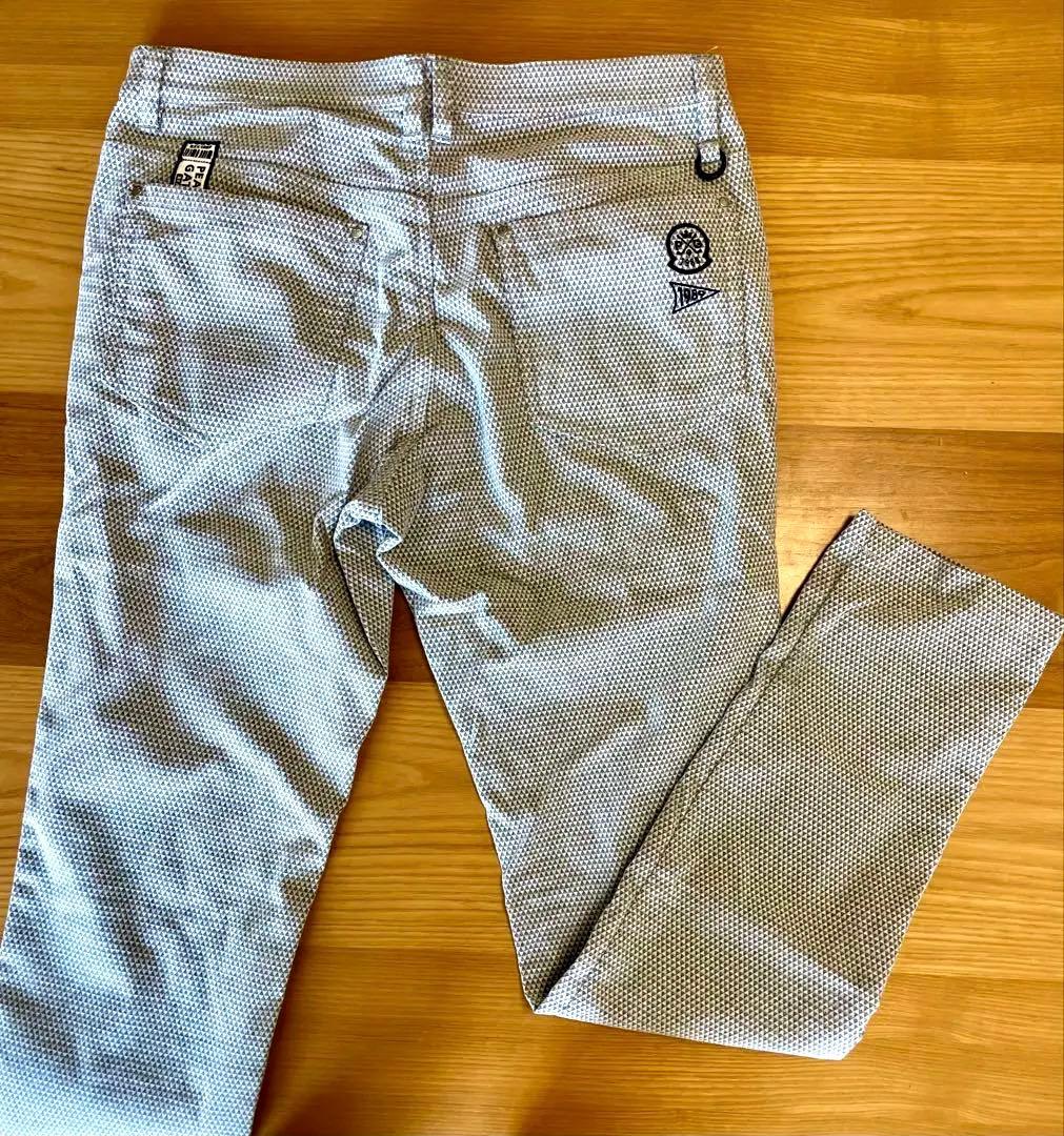 【超美品】PEARLY GATESパーリーゲイツ5 メンズ裏起毛パンツ秋冬