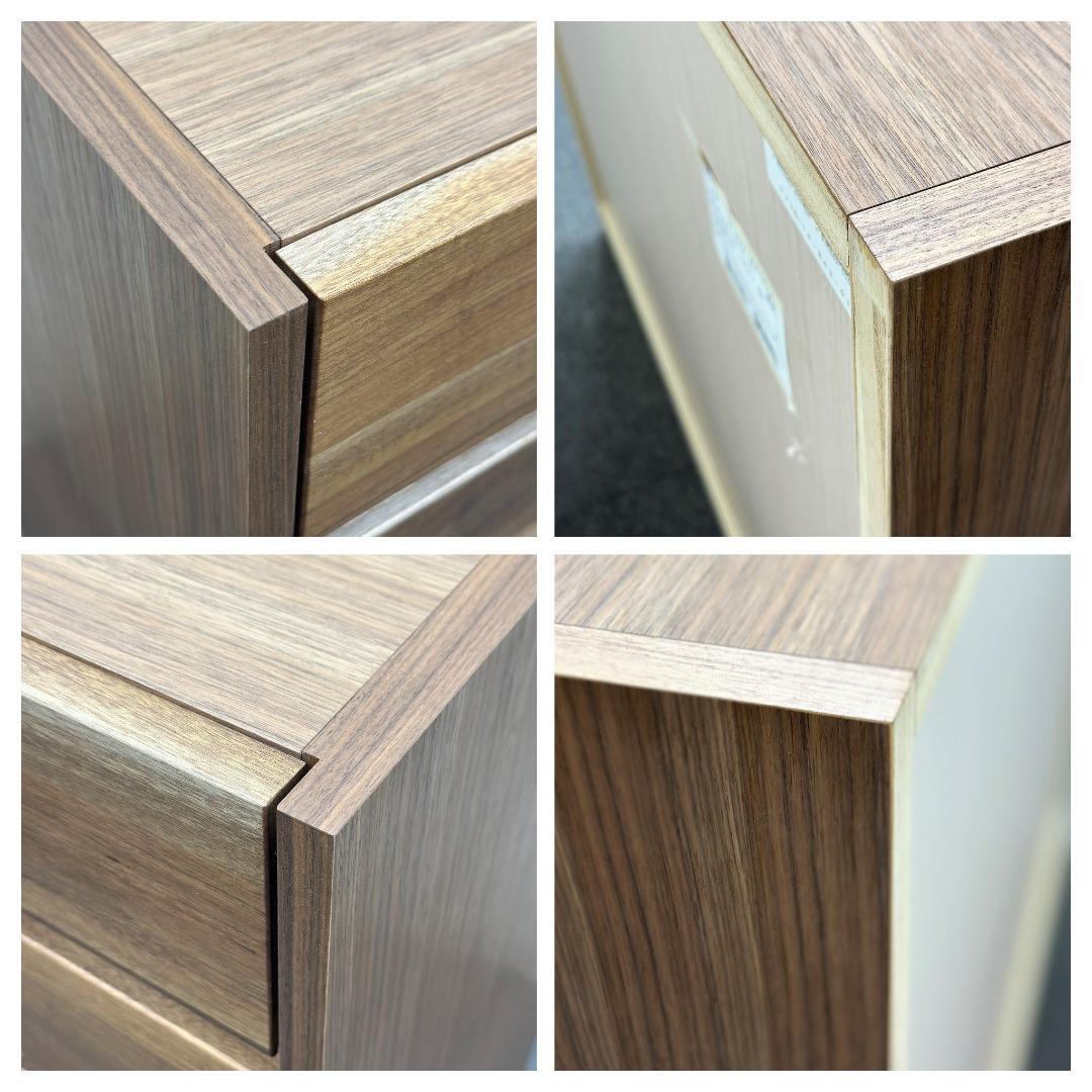 美品■府中家具■バーリオ　5段チェスト　モザイク柄　洋服ダンス　IDC大塚家具