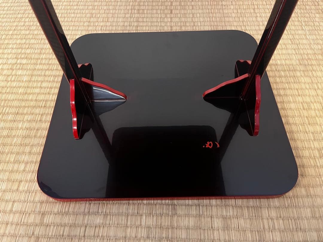 塗師 目白宗芳 小四方棚 輪島塗 組立棚 木製 茶棚 棚物 茶道具 共箱