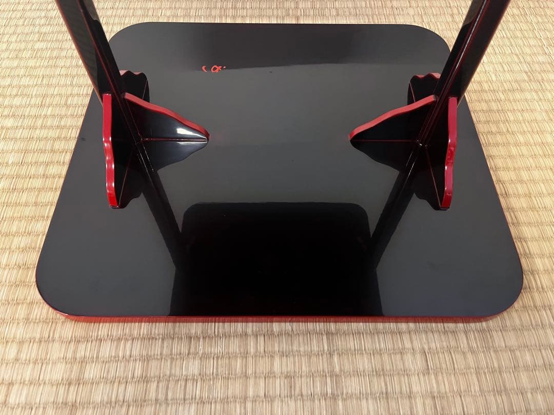 塗師 目白宗芳 小四方棚 輪島塗 組立棚 木製 茶棚 棚物 茶道具 共箱