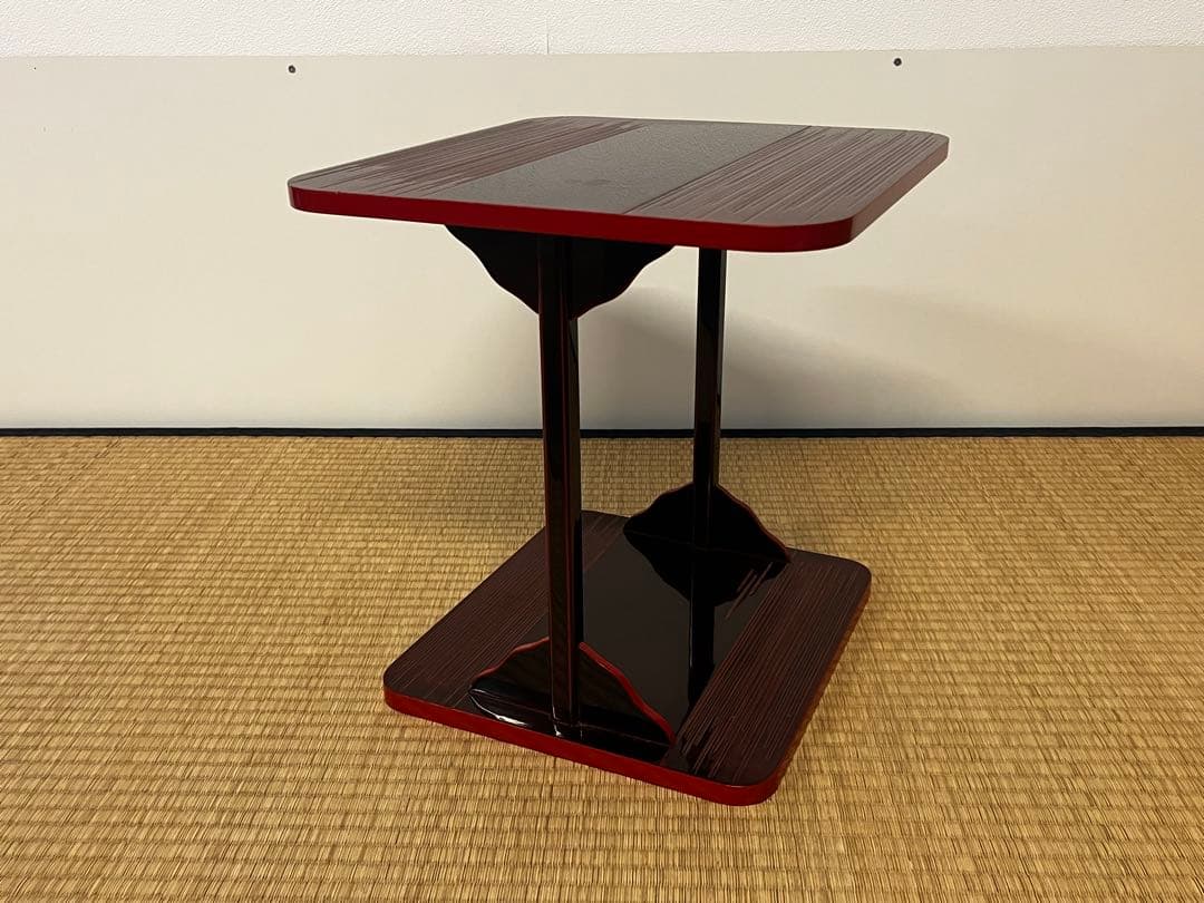 塗師 目白宗芳 小四方棚 輪島塗 組立棚 木製 茶棚 棚物 茶道具 共箱