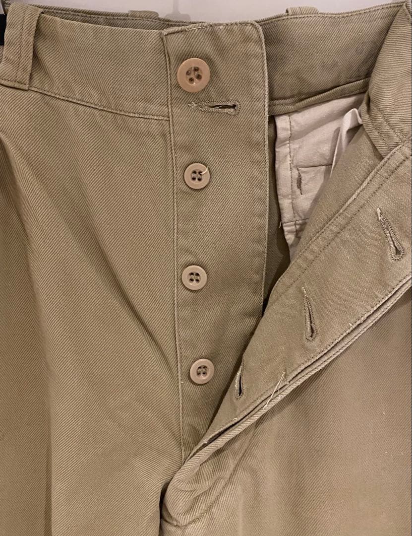 【希少】 実物 フランス軍 M52 前期 1タック サイズ23