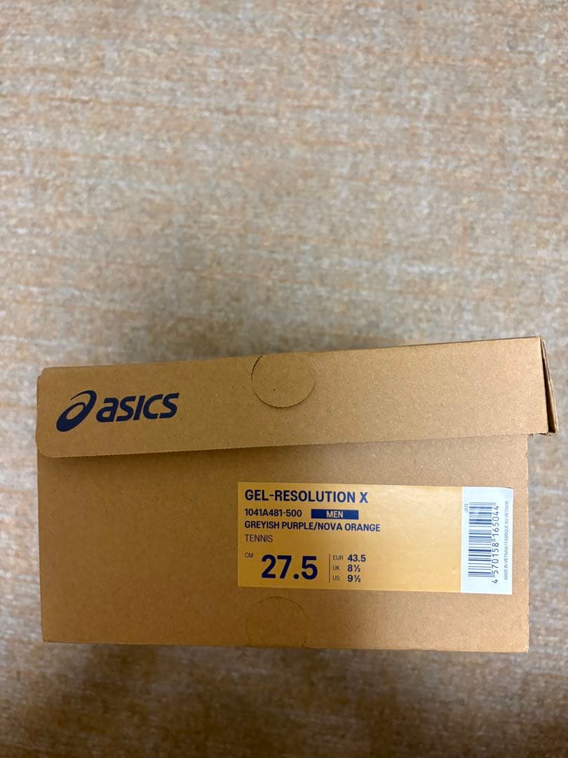 ASICS ゲルレゾリューションX 27.5cm