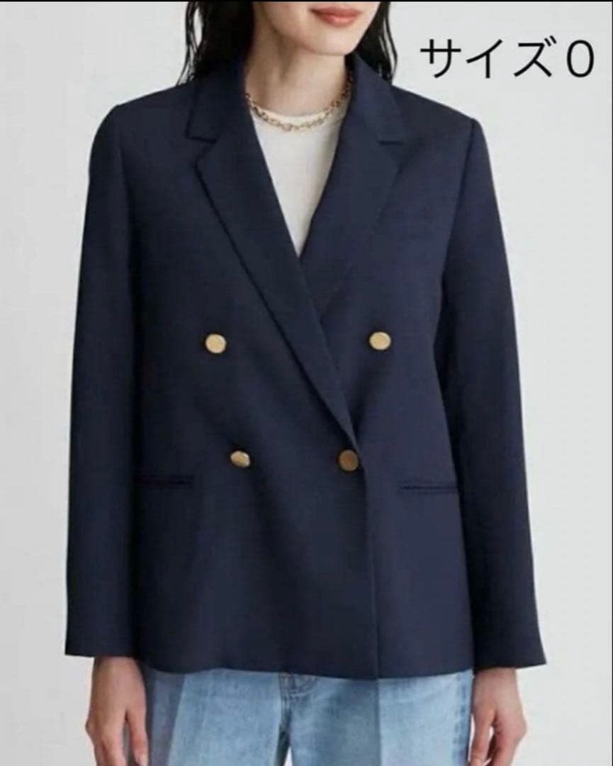 【ブラックフライデーSALE】Mila Owen 金釦ダブルブレストジャケット