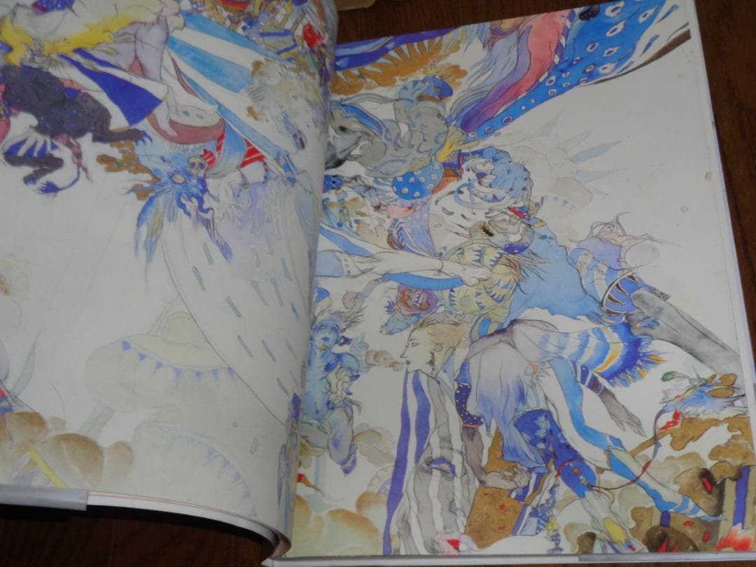 天野喜孝サイン入り　空想画集　ファイナルファンタジーの世界