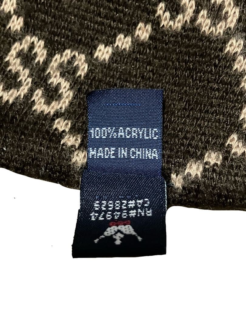 old stussy 紺タグ モノグラム マフラー パロディ