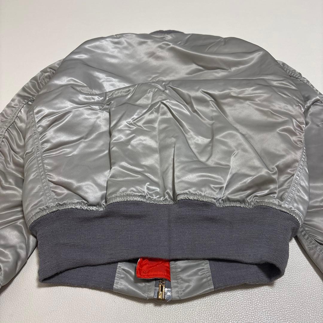 BRANDED GARMENTS MA-1 USA製 シルバー