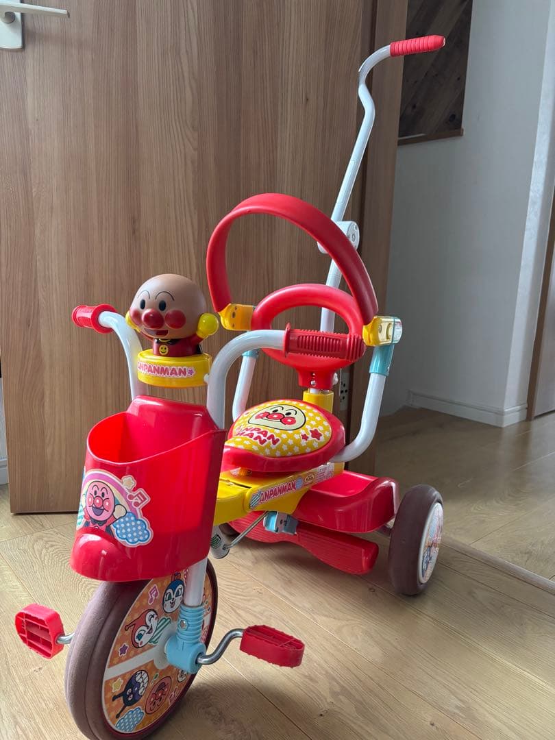 折りたたみ三輪車 アンパンマン オールインワン