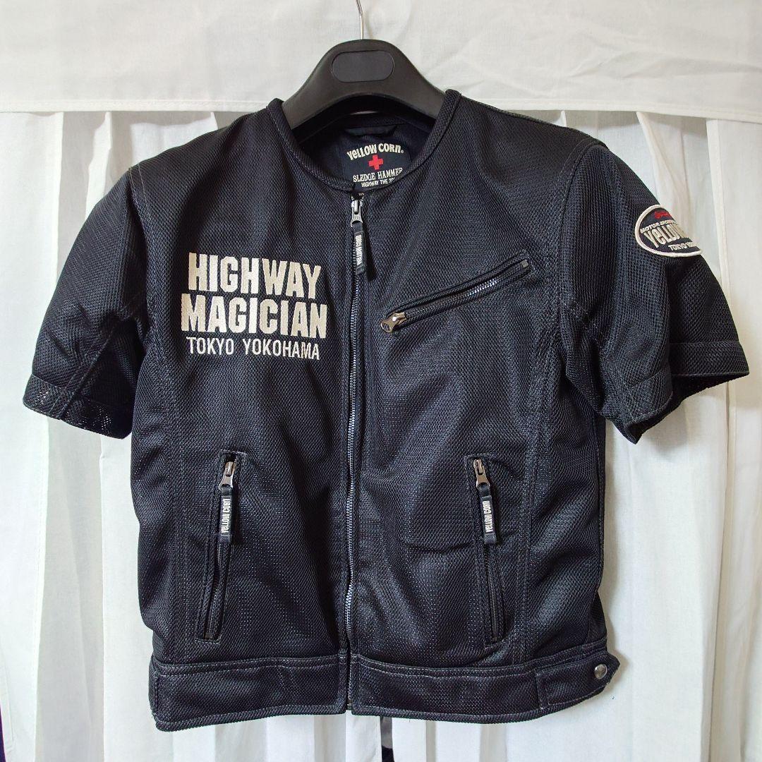 【匿名配送】おまけ付　イエローコーン YMT001 半袖メッシュジャケットM