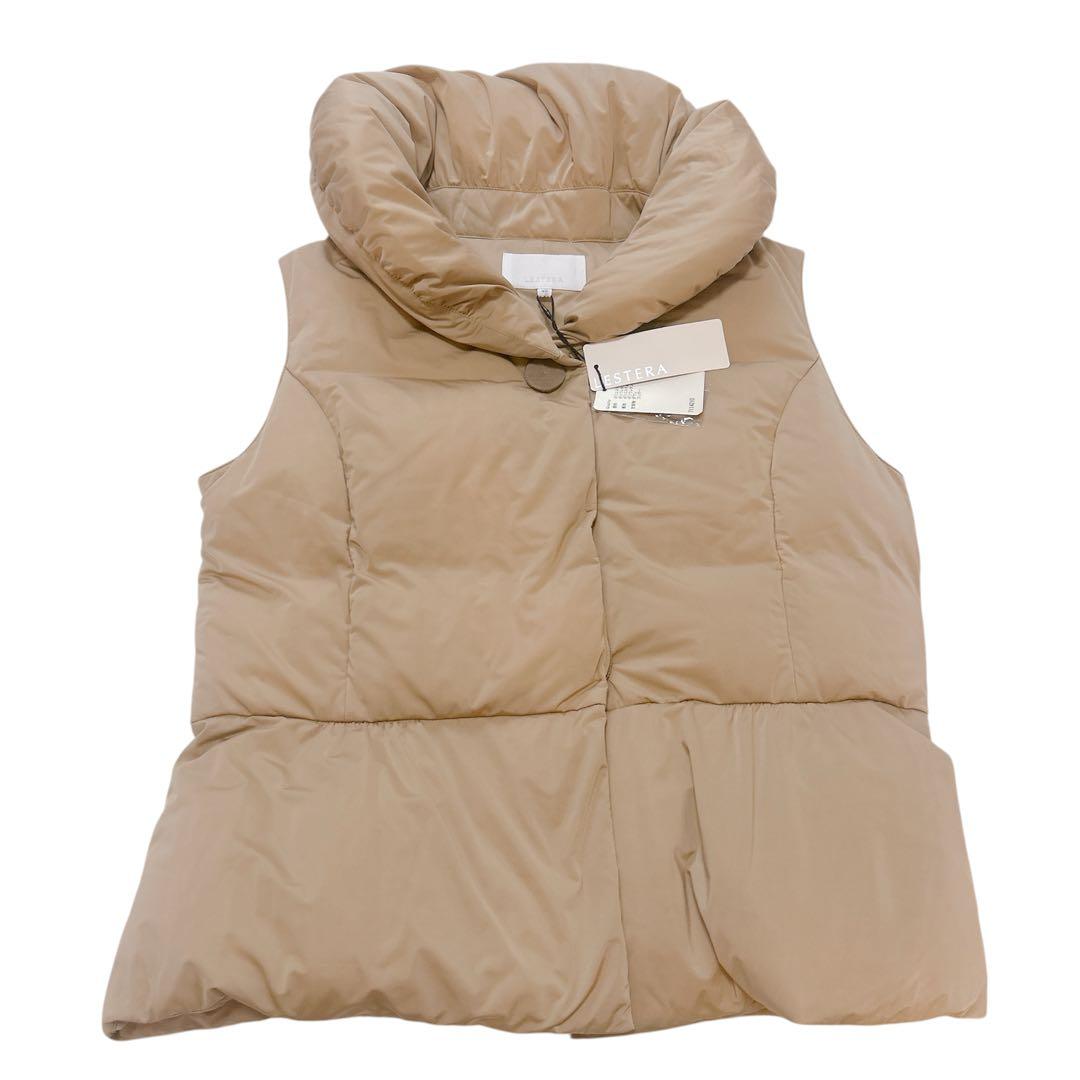 未使用 タグ付き LESTERA レステラ ダウンベスト ダウン ベスト ジレ