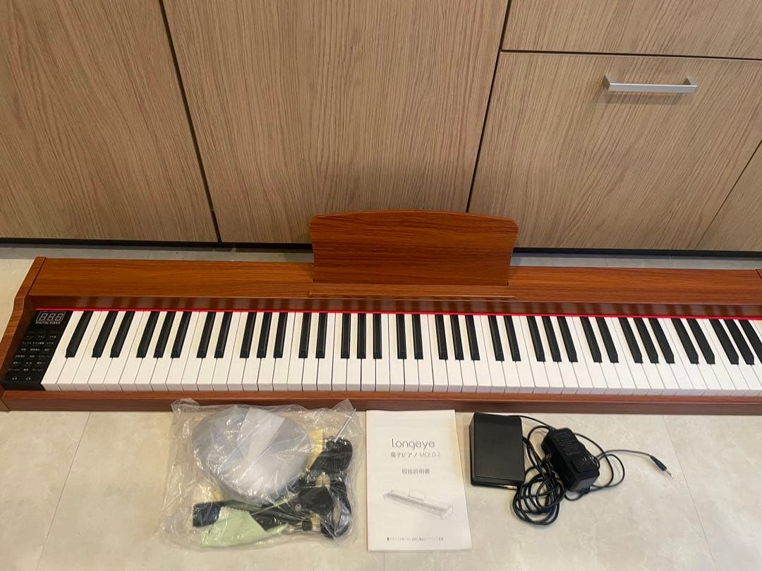 Longeye MOLD 2 木製電子ピアノ 88鍵盤 スタンド付き　ロンアイ