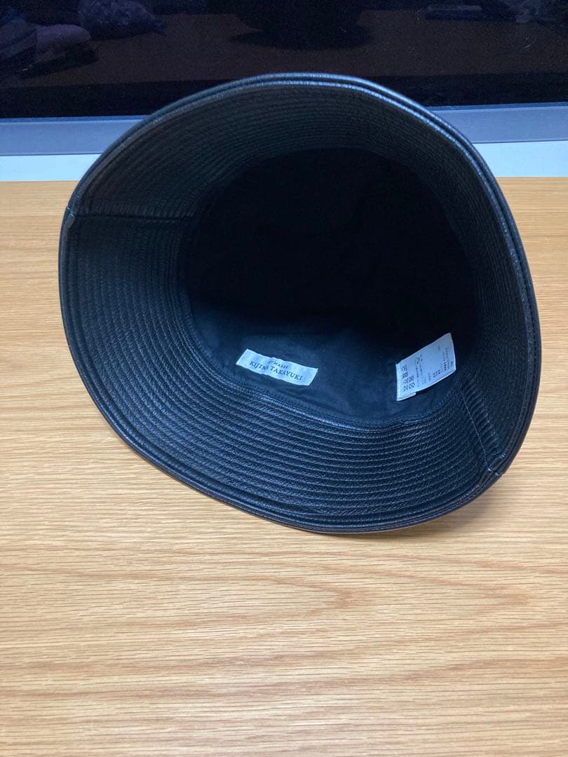 帽子 KIJIMA TAKAYUKI COW LEATHER SAILOR HAT