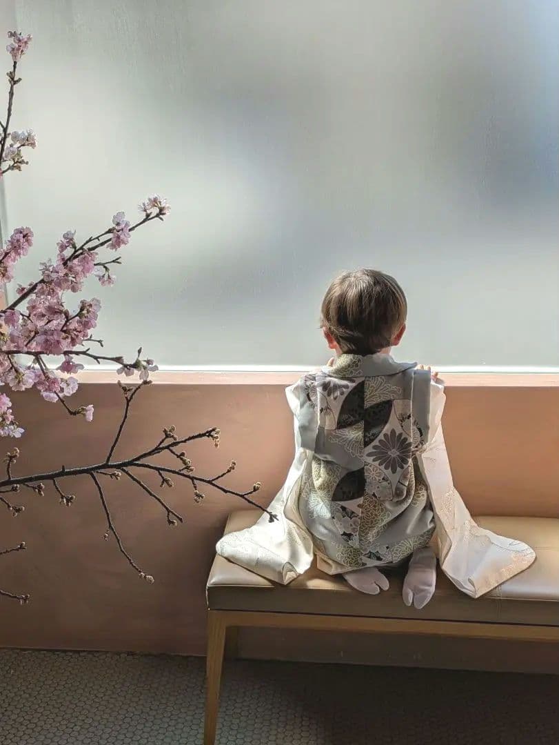 【最終お値下げ】ひよこ商店七五三被布着物セット