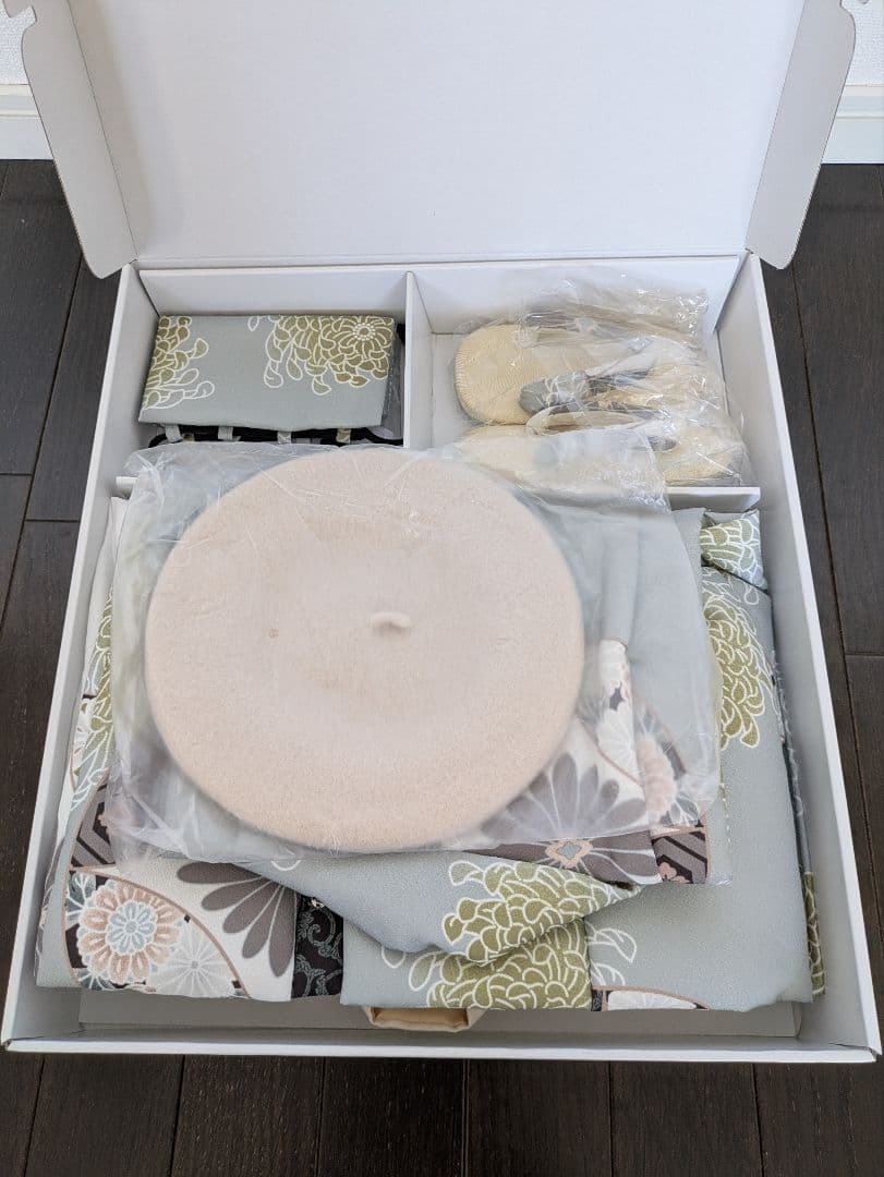 【最終お値下げ】ひよこ商店七五三被布着物セット