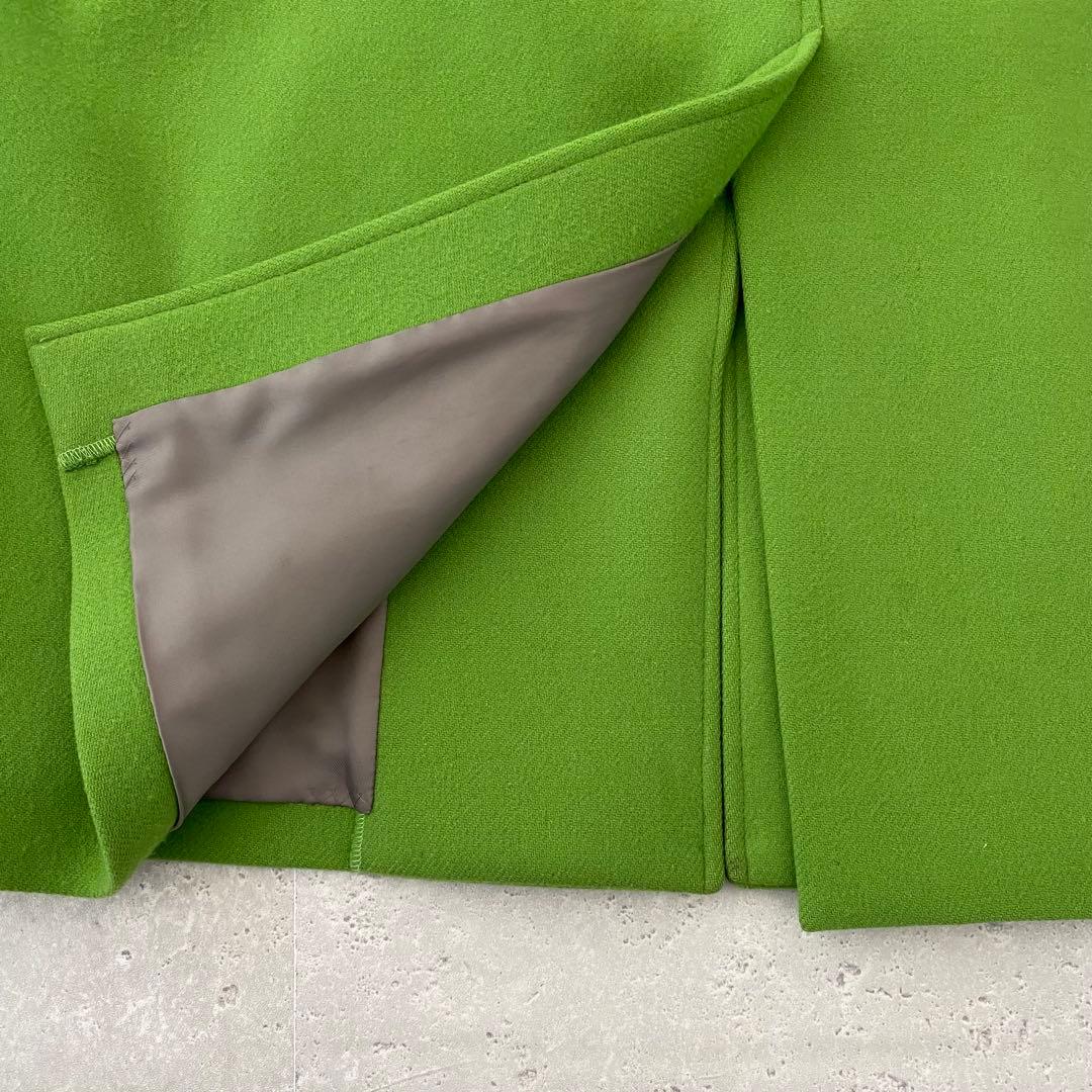 メゾンスペシャル　スーパー140メルトンステンカラーコート　ロングコート　ウール