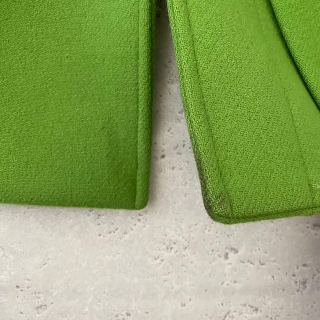 メゾンスペシャル　スーパー140メルトンステンカラーコート　ロングコート　ウール