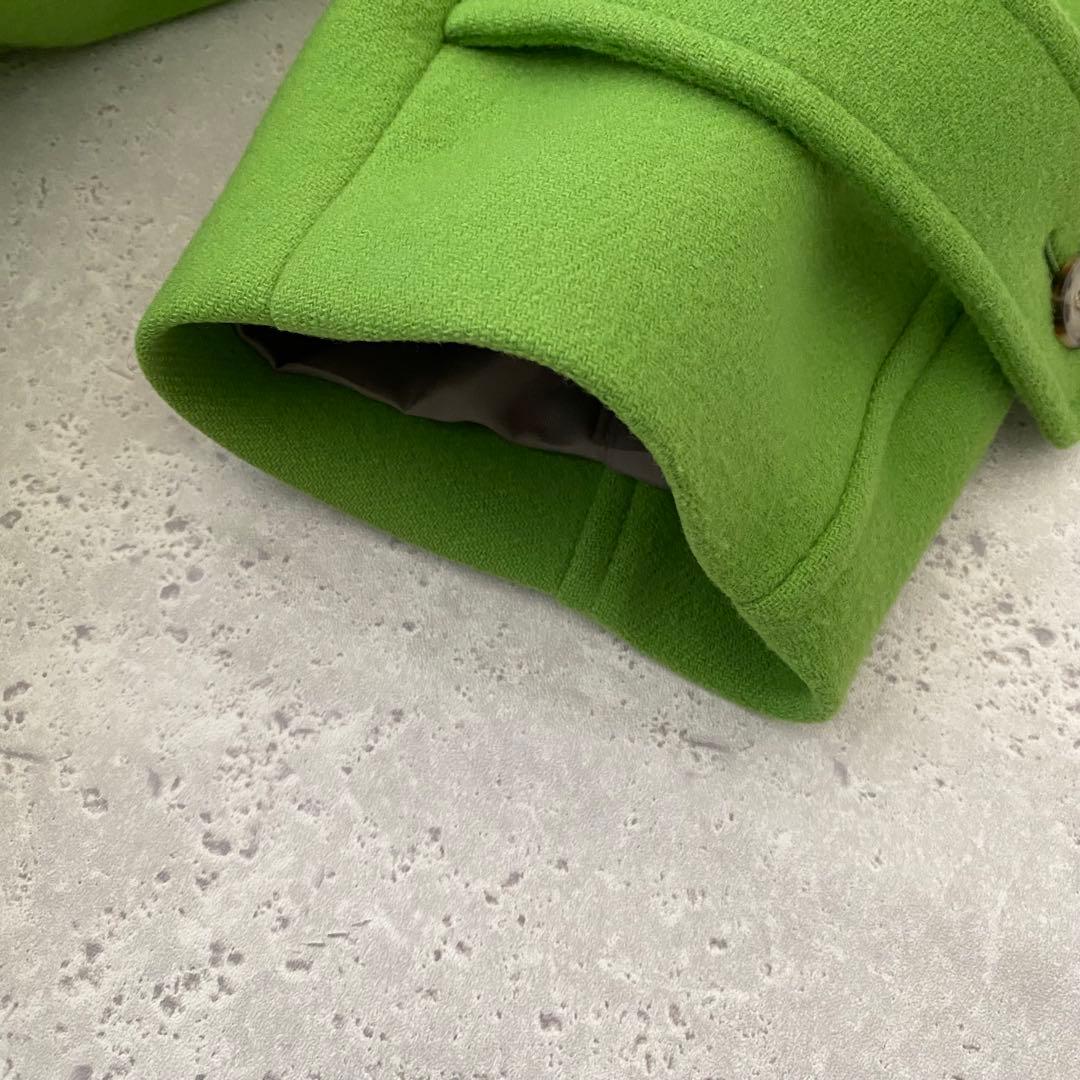 メゾンスペシャル　スーパー140メルトンステンカラーコート　ロングコート　ウール