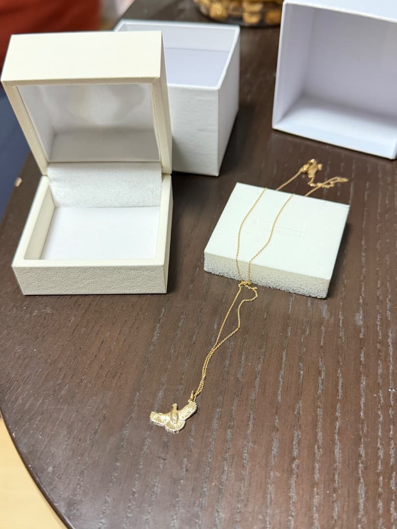 MASAKI AMSEI 羽ばたく雷鳥のペンダントトップ K10