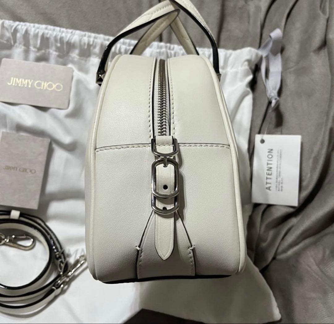 ジミーチュウ レザー ヴァレンヌ　ボーリング　ミニ　ハンド ショルダーバッグ