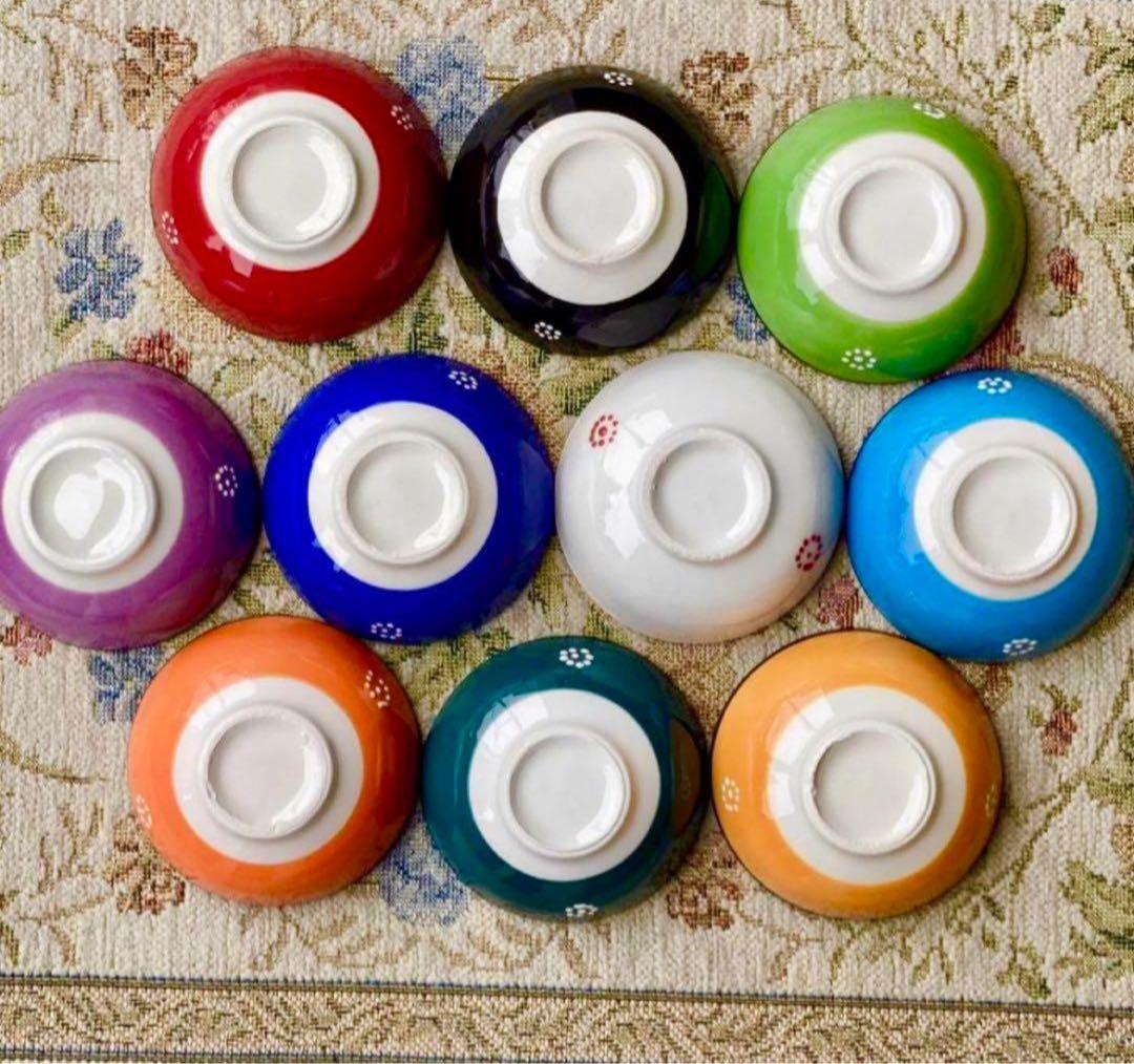 10個セット‼︎【トルコ】ハンドメイド ボウル 小物入れ キュタフヤ陶器 小皿