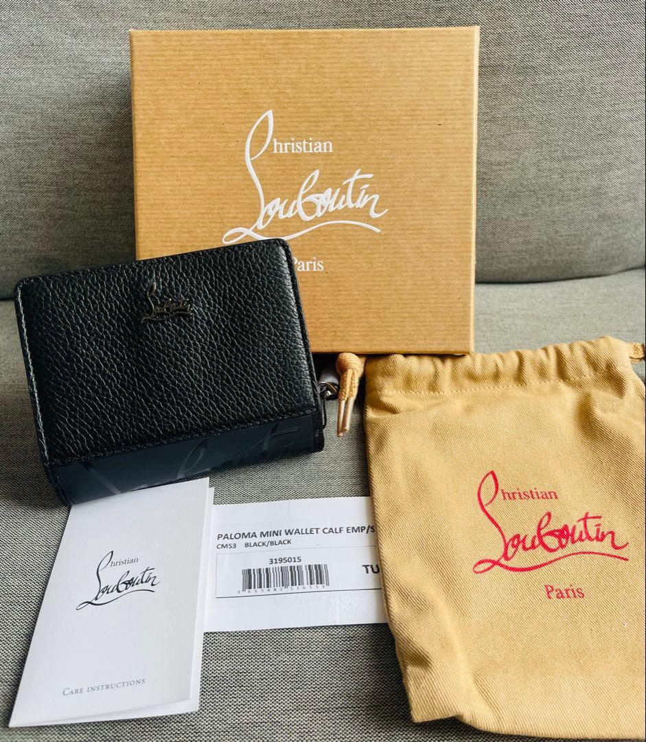 クリスチャンルブタン二つ折ミニウォレット“PALOMA“箱付新品未使用品