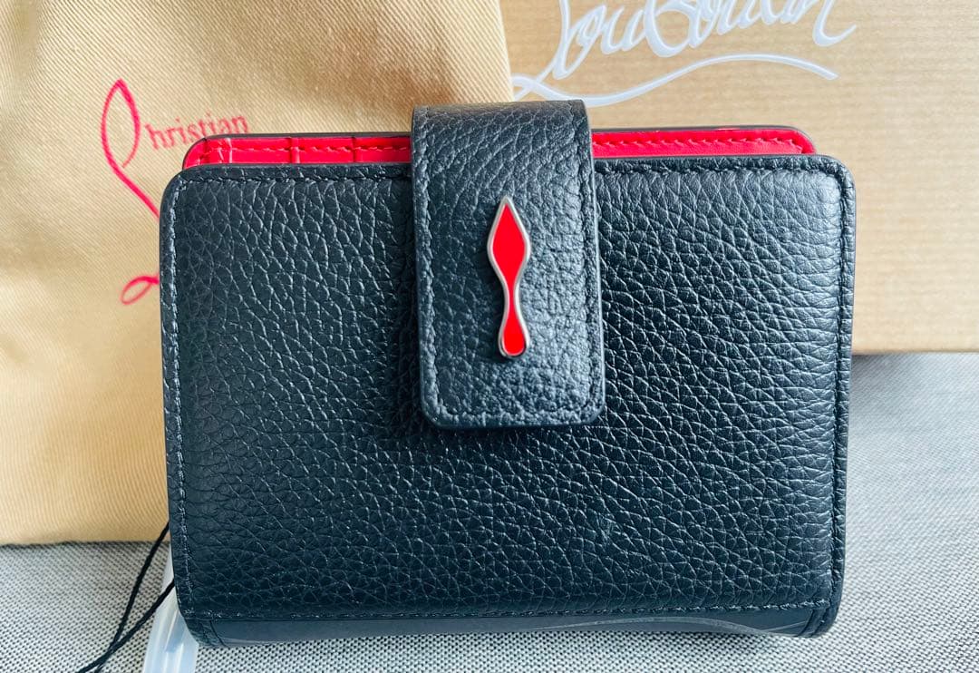 クリスチャンルブタン二つ折ミニウォレット“PALOMA“箱付新品未使用品