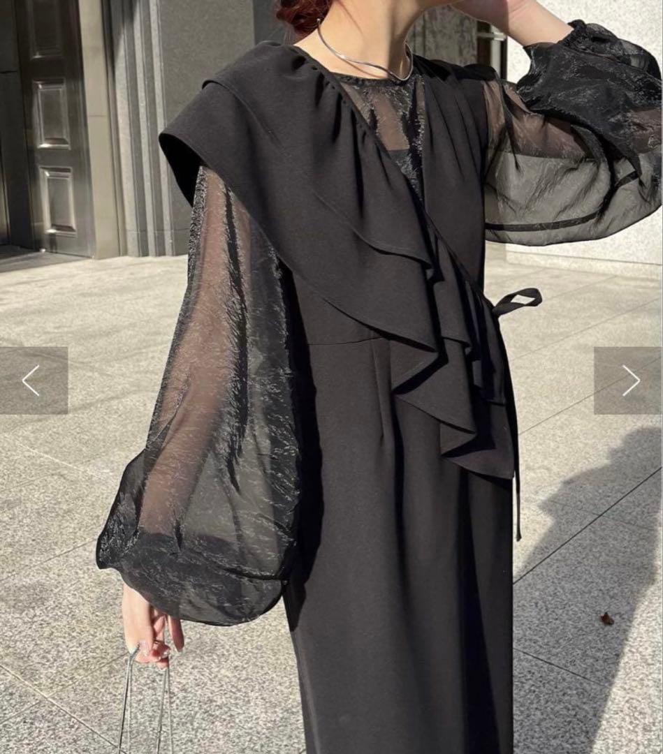 CAPRICIEUX LEMAGE 3SETアシメフリルワンピース　サイズ:PS