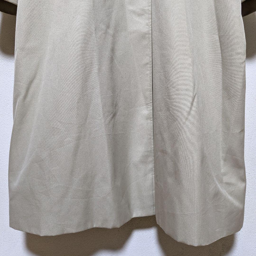 美品 英国製 90s バーバリー ステンカラーコート レディース ロング W93
