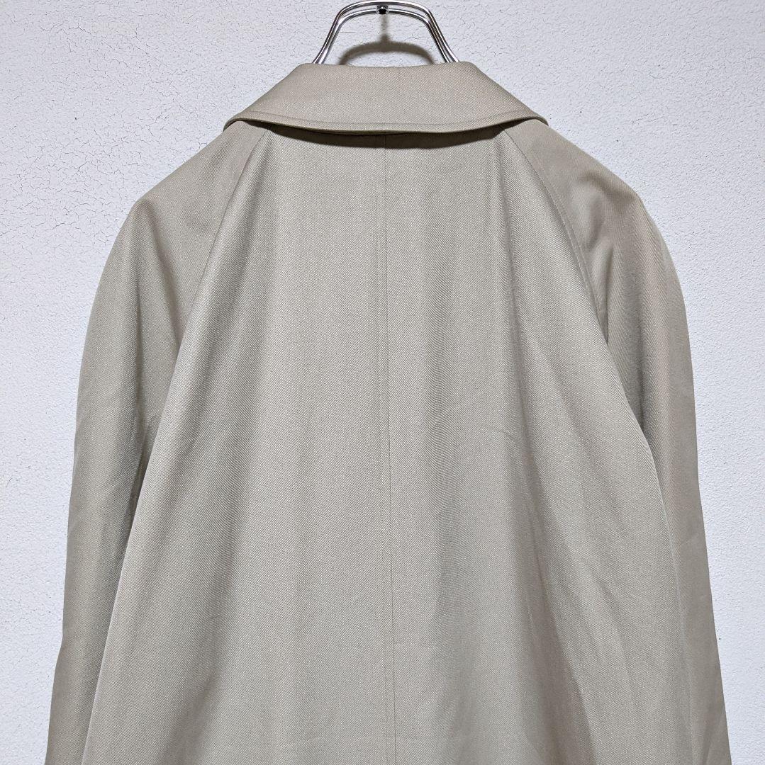 美品 英国製 90s バーバリー ステンカラーコート レディース ロング W93