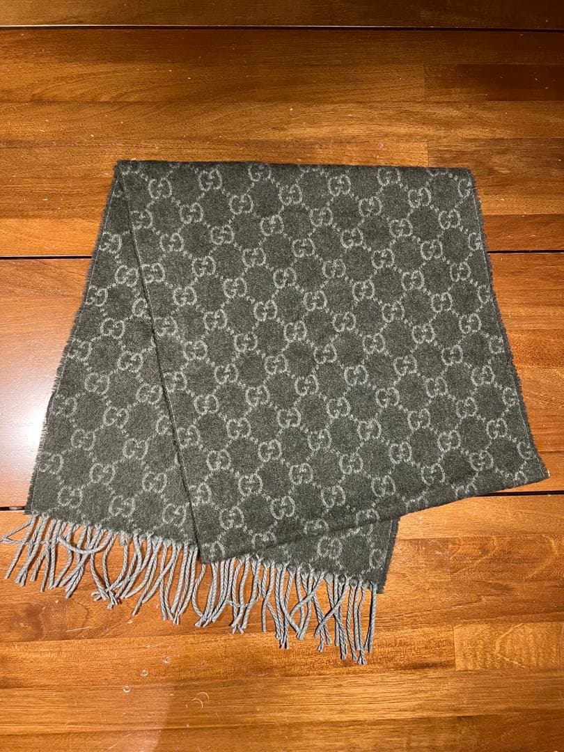 GUCCI GGパターン カシミヤマフラー