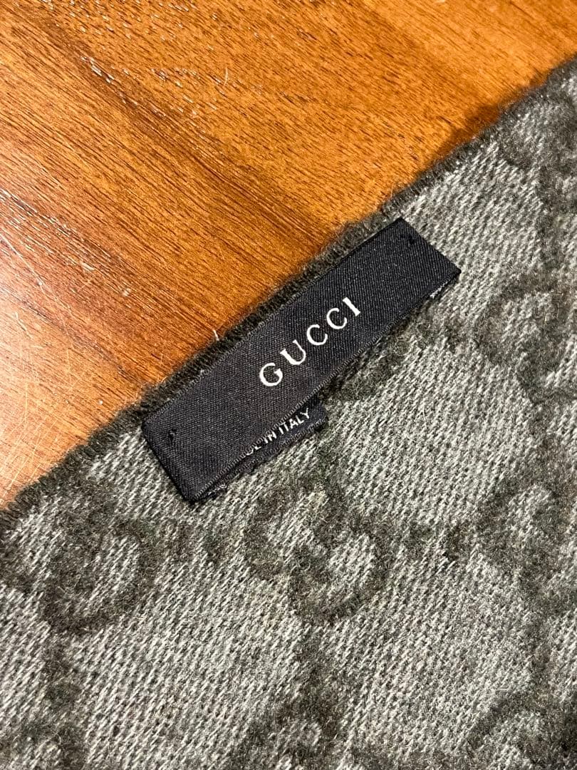GUCCI GGパターン カシミヤマフラー