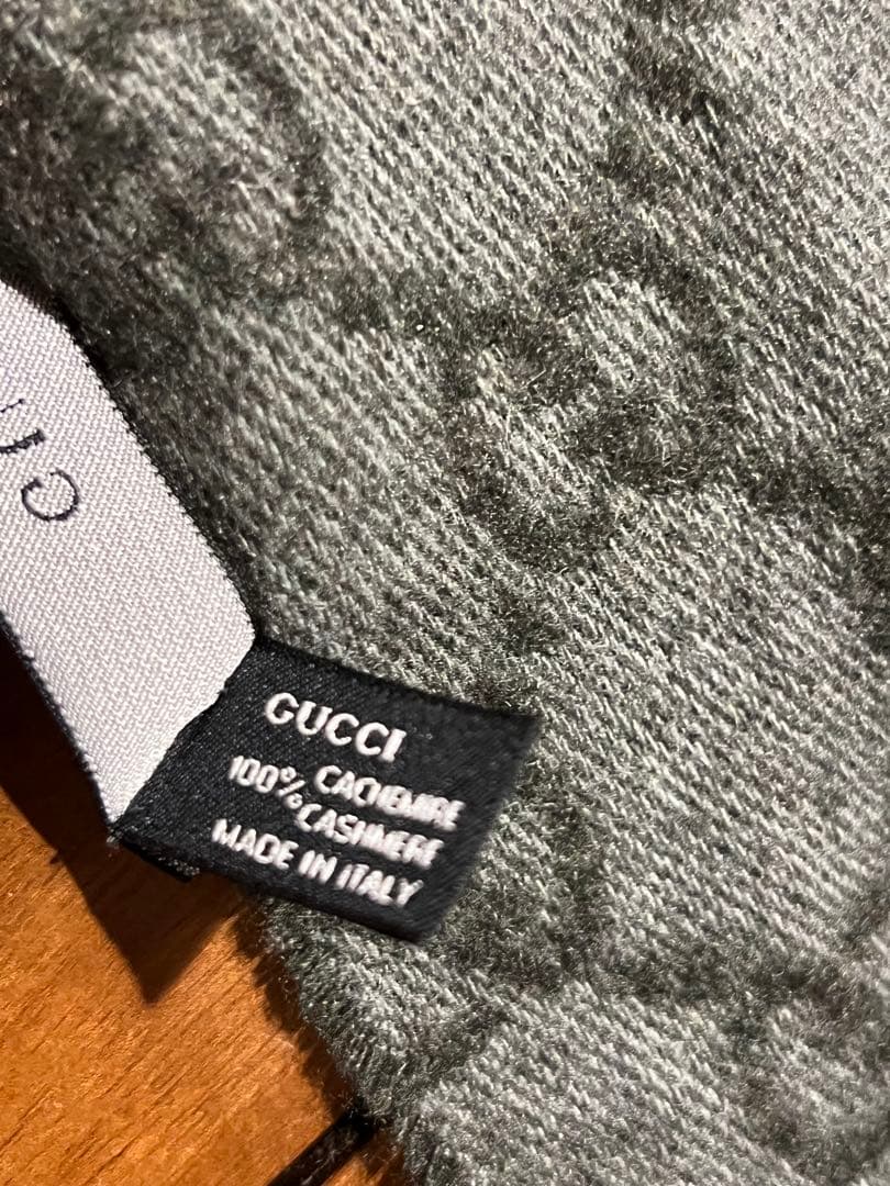 GUCCI GGパターン カシミヤマフラー