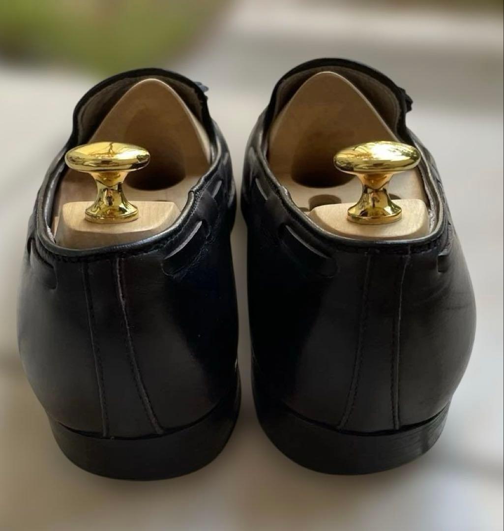 【わたち。】Alden 660 Black Tassle Loafers