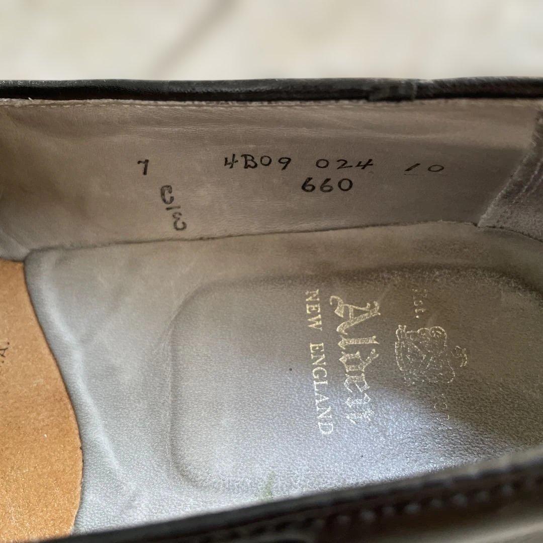 【わたち。】Alden 660 Black Tassle Loafers