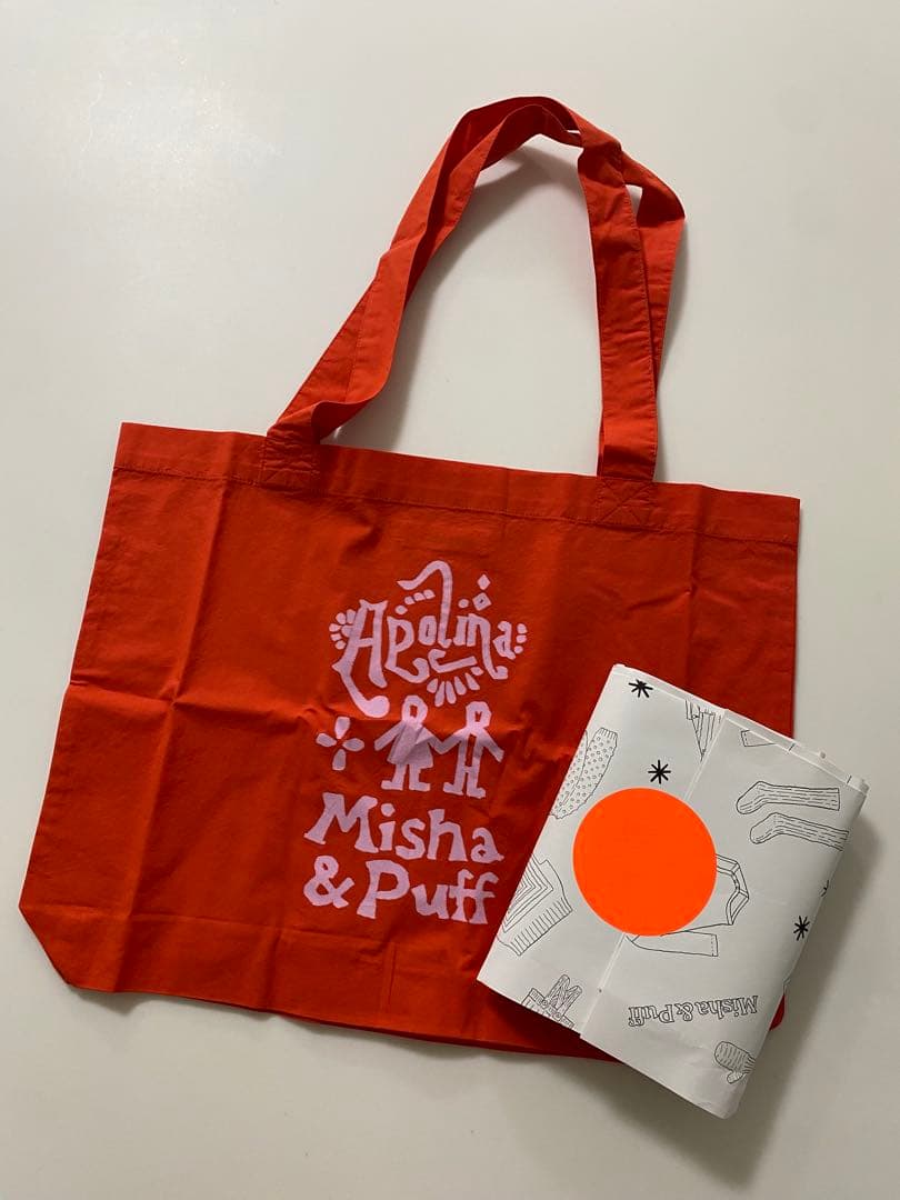 パ*カ様 apolina misha and puff トートバッグ　新品