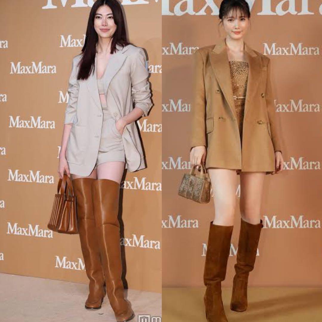 サオ様 おまとめです 値札付未使用 Max Mara キャメル100%ブレザー