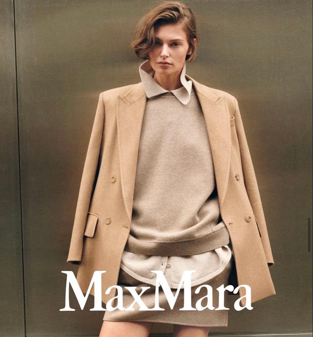 サオ様 おまとめです 値札付未使用 Max Mara キャメル100%ブレザー
