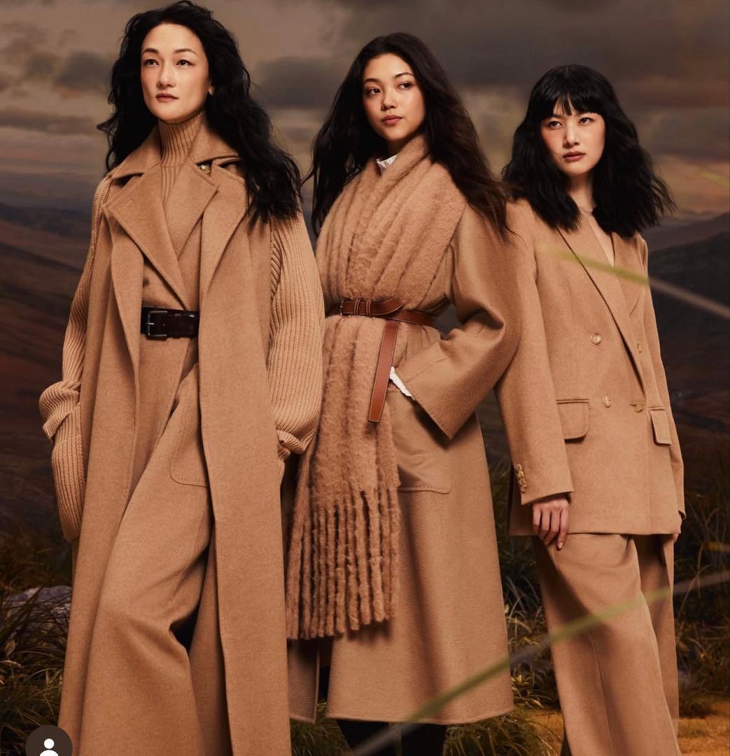 サオ様 おまとめです 値札付未使用 Max Mara キャメル100%ブレザー