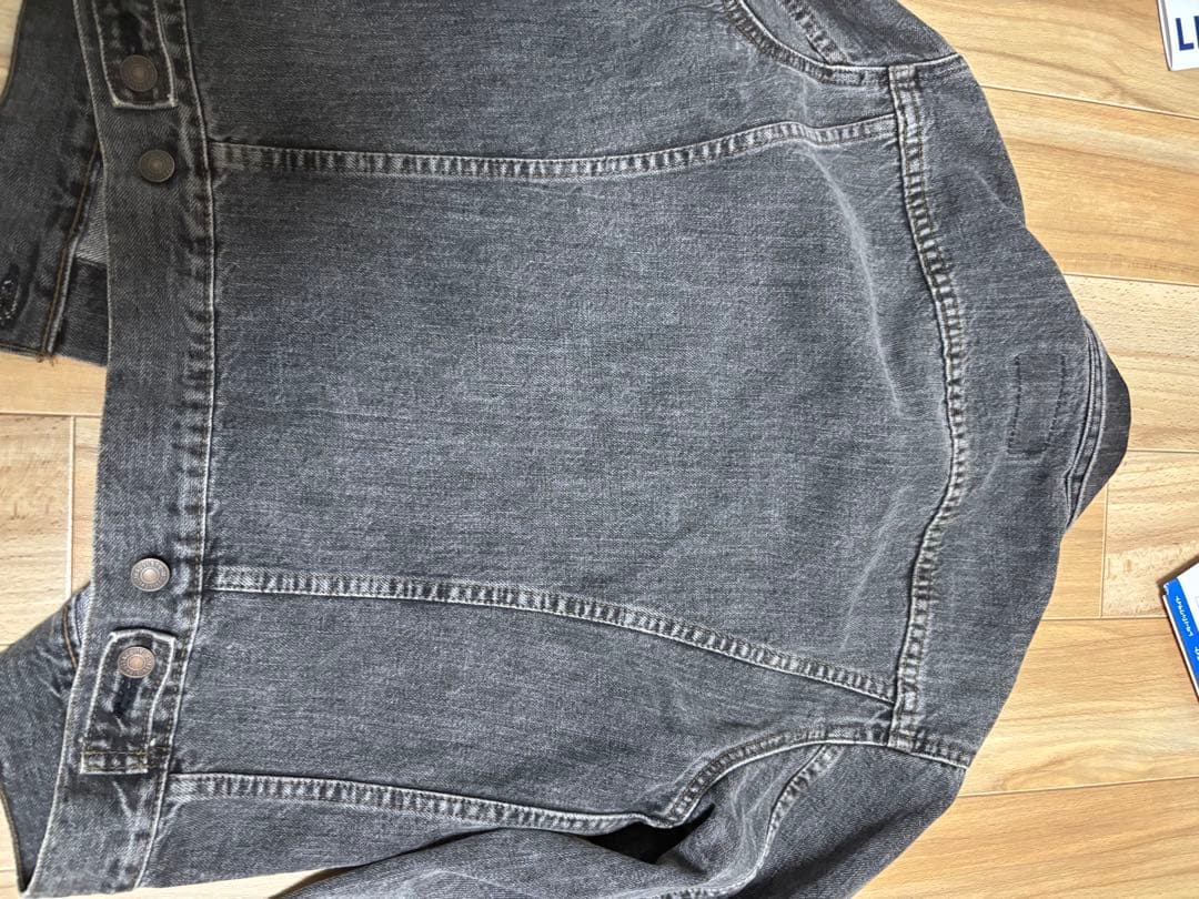 希少 90s Levi's 70505 先染め 3rdブラックデニムジャケット